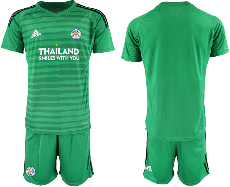 Men 2020-2021 club Leicester City green goalkeeper Soccer Jerseys